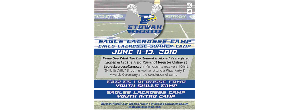 2018 Summer Camp Announced